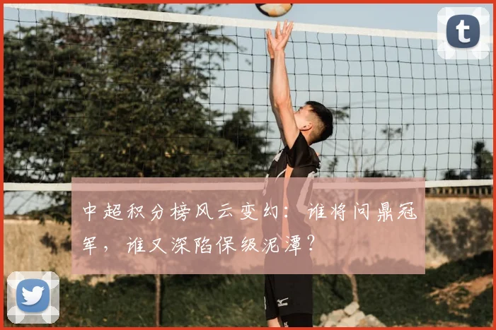 中超积分榜风云变幻:谁将问鼎冠军,谁又深陷保级泥潭?